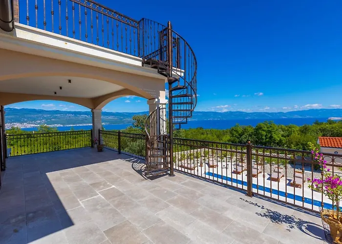 别墅 Luxury Glabrova With Pool And Sauna Near The Sea On Krk Island