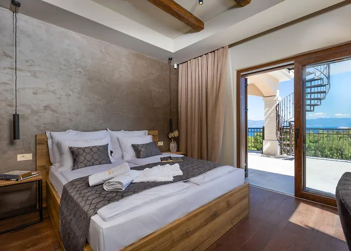 Luxury Glabrova With Pool And Sauna Near The Sea On Krk Island 别墅 Gostinjac